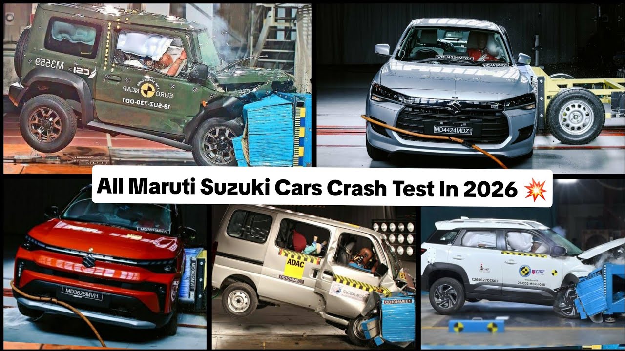 Maruti Suzuki All Cars Crash Test & Safety Ratings 2026 | Global NCAP, Latin NCAP & Bharat NCAP