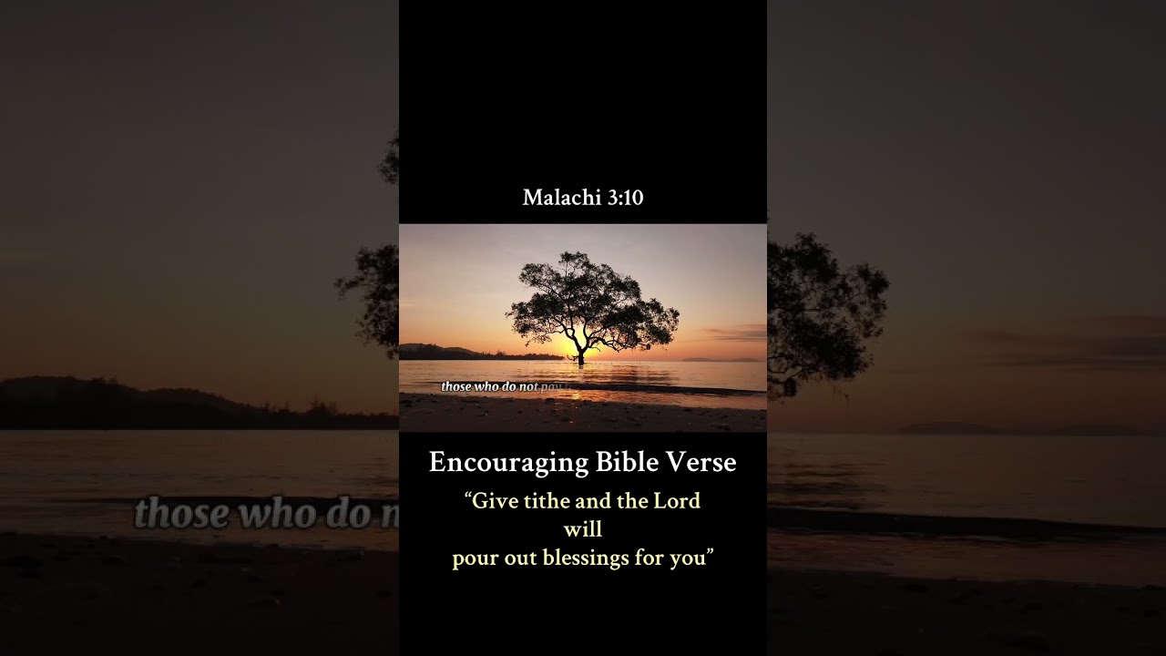 Encouraging Verse. Malachi 3:10 Give and Receive #bible #bibleverse #biblestudy #godsword #faith