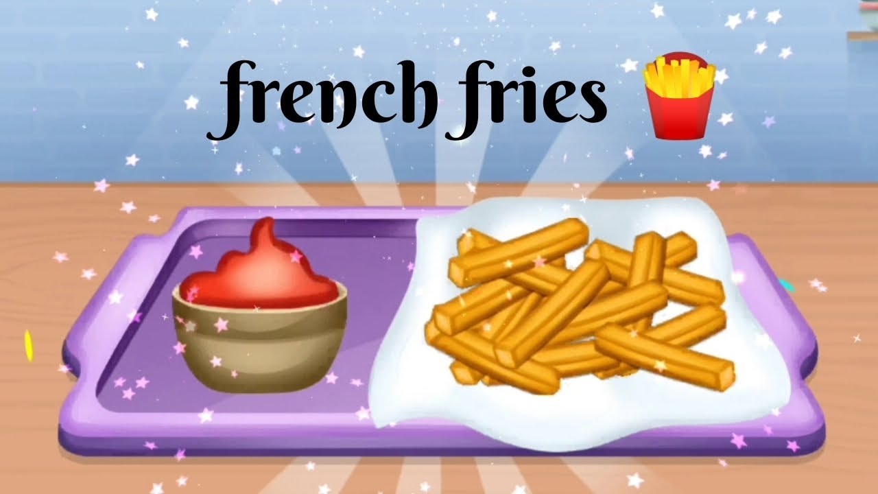 French Fries Recipe for Kids 🍟 | Easy Cartoon Cooking | Fun Food Video