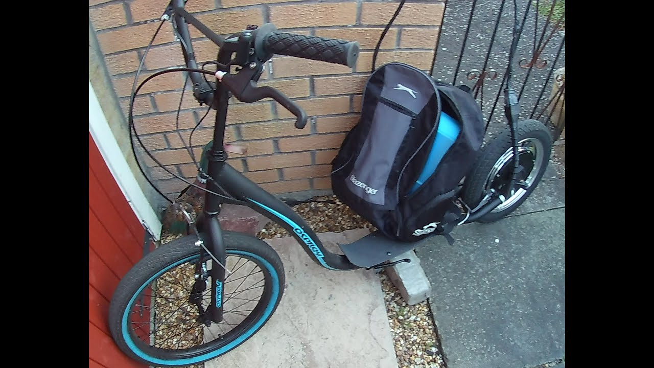 Osprey Sport BMX Scooter - Electric Conversion with 3D Printed Parts