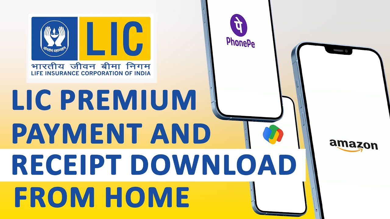 LIC Premium Payment And Receipt Download From Home