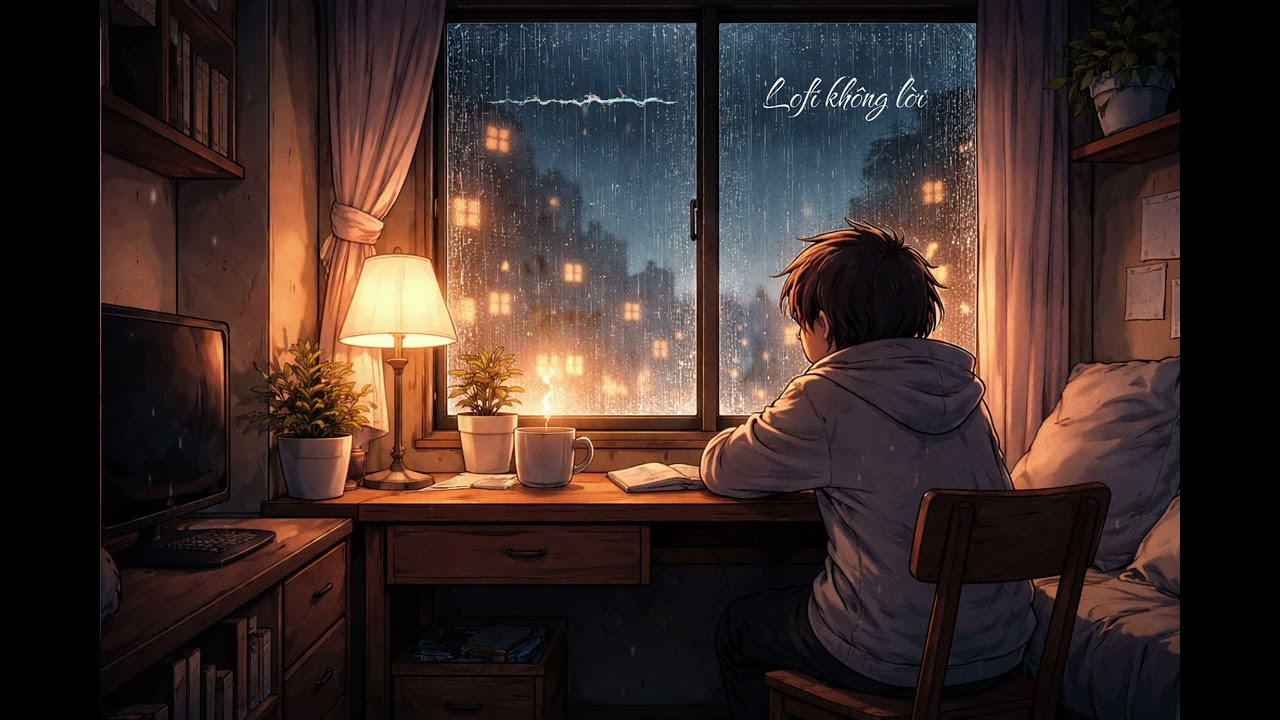 Lofi Mưa Đêm Khuya 🌧 | Một Mình Giữa Đêm Tĩnh Lặng