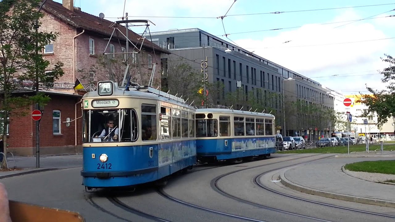 M-Wagen in M&uuml;nchen bei Wendeschleife Moosach