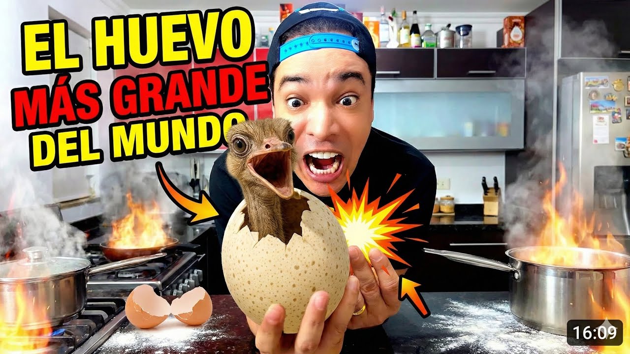 El Huevo más GRANDE del mundo y NO creerás lo que pasó!😱🥚🍳❌