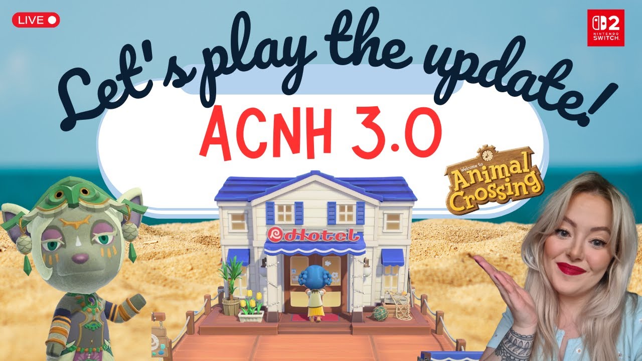 WE HAVE A HOTEL! PLAYING 3.0! | ACNH 3.0