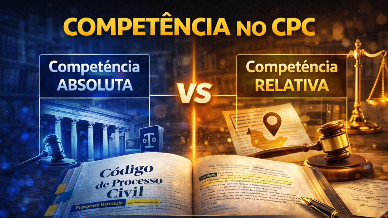 Competência no CPC: Absoluta vs. Relativa (Entenda de Uma Vez)