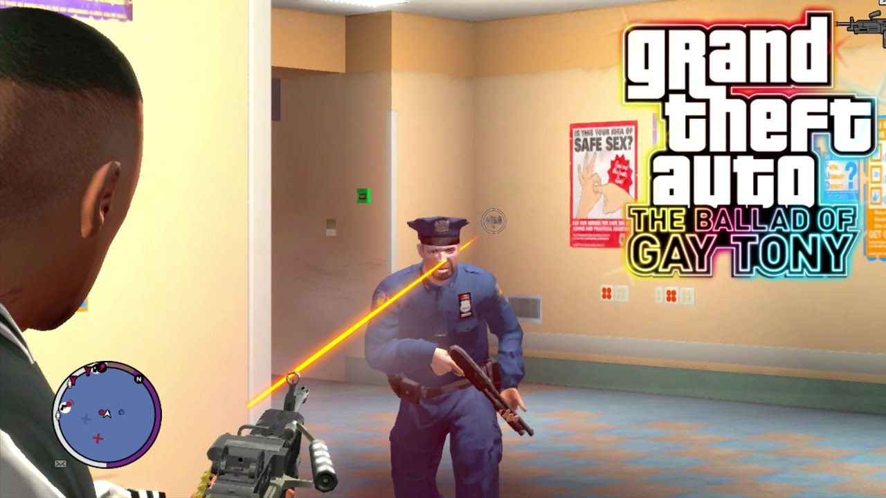 GTA: The Ballad of Gay Tony (Xbox 360) Hospital Shootout + One Man Army Achievement [1080p]
