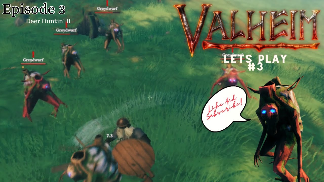 Valheim LETS PLAY Ep 3 Deer Huntin' II