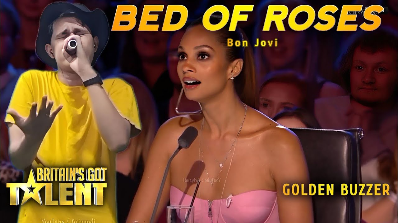 The Judges Shocked When He Heard The Song Bed Of Roses - Bon Jovi With an Extraordinary Voice On BGT