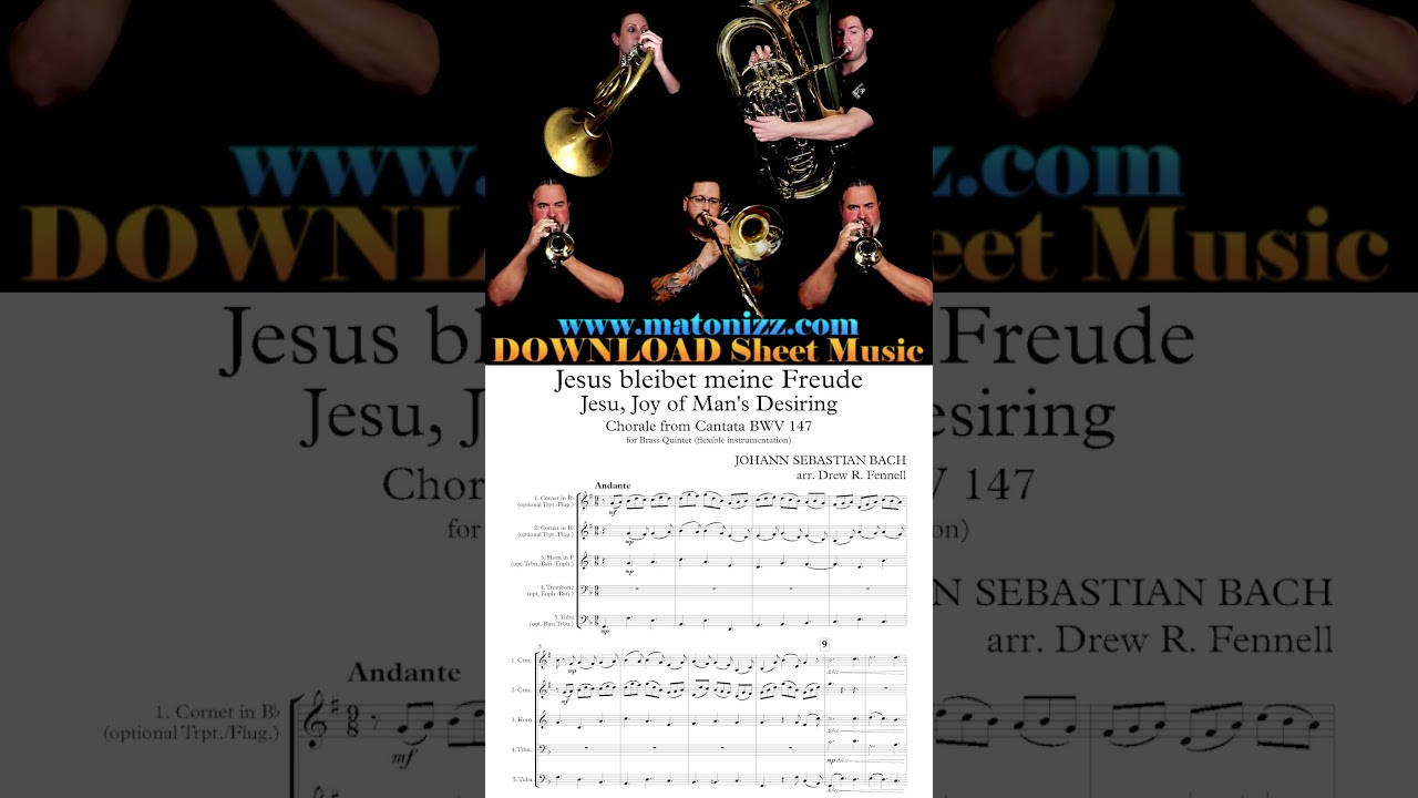 Jesu Joy 💗 #bach #jesujoyofmansdesiring #trumpet #trombone #frenchhorn #tuba #brass #band