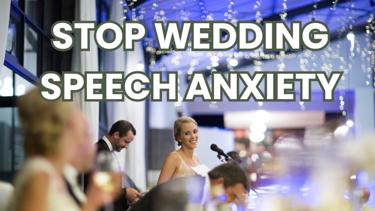 STOP Wedding Speech Anxiety With These SIMPLE Tricks