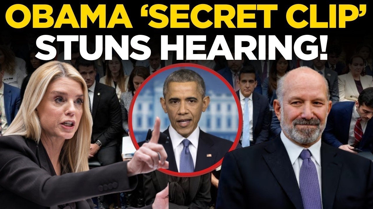 Pam Bondi Hearing LIVE: OBAMA &lsquo;Secret Video&rsquo; Played at Hearing Sparks Immigration Clash | Pam Bondi