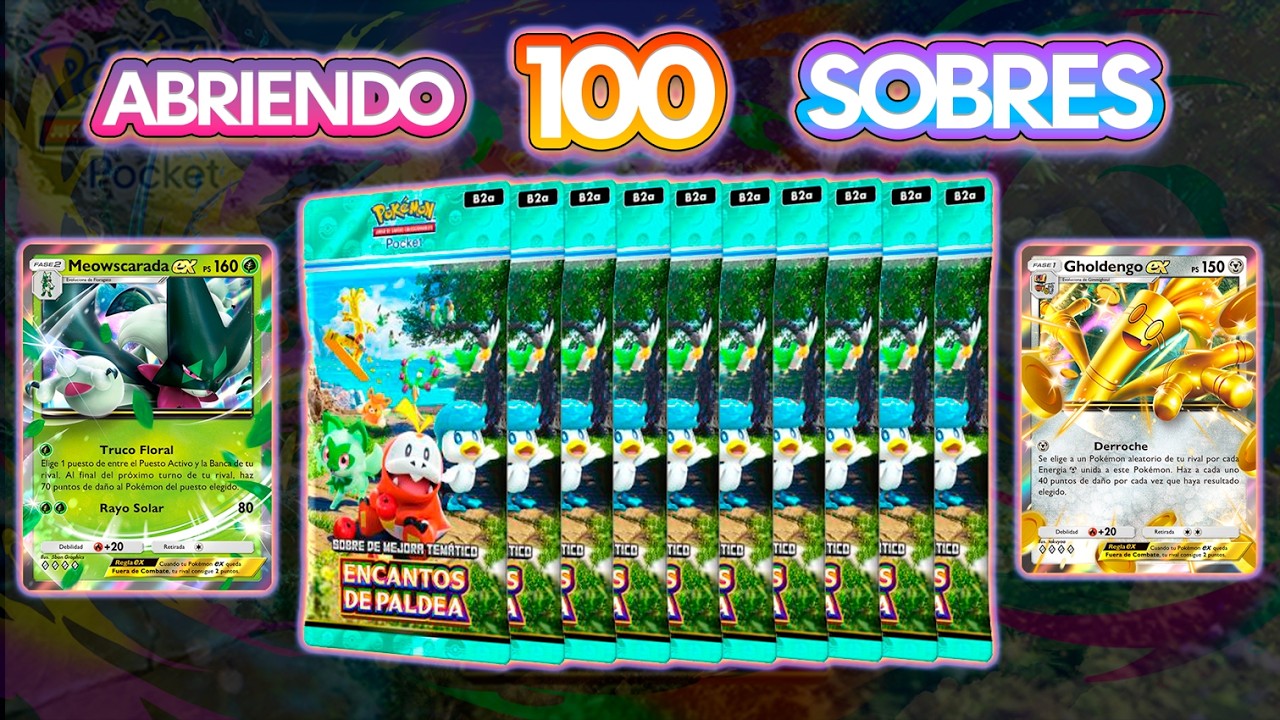 🔴Abriendo Sobres ENCANTOS de PALDEA Nueva Expansión Pokemon TCG Pocket