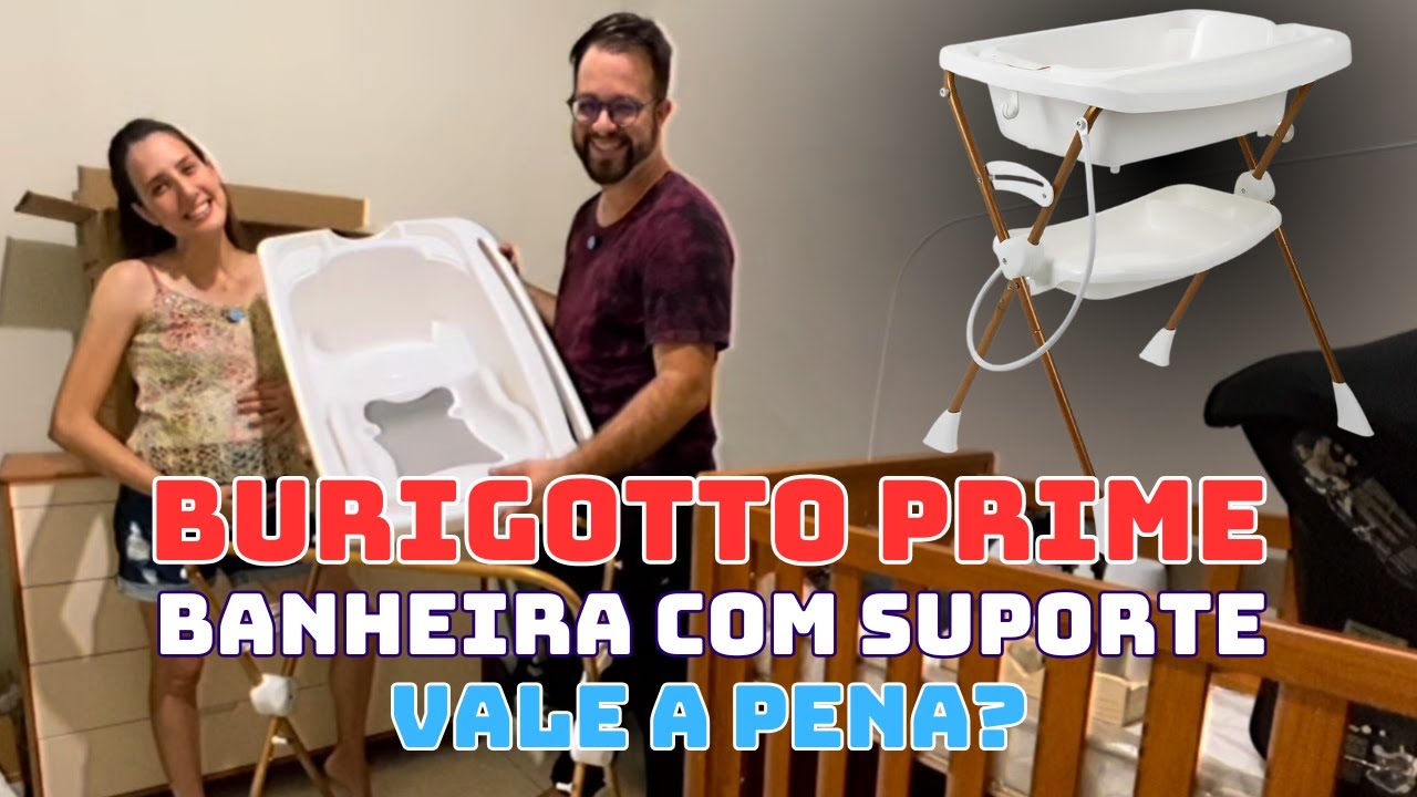 Review Banheira com Suporte da Burigotto Prime | Quarto do Arthur | #BabyThiRafa