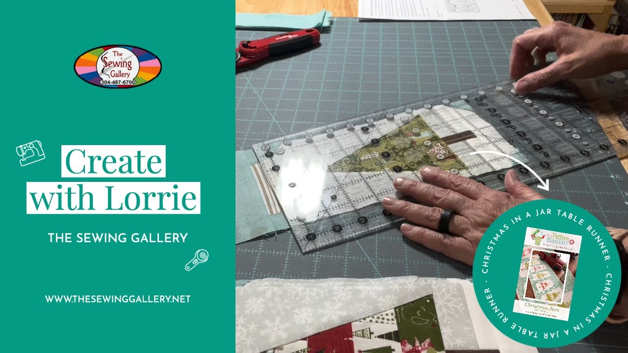 Create with Lorrie: Christmas In A Jar Table Runner