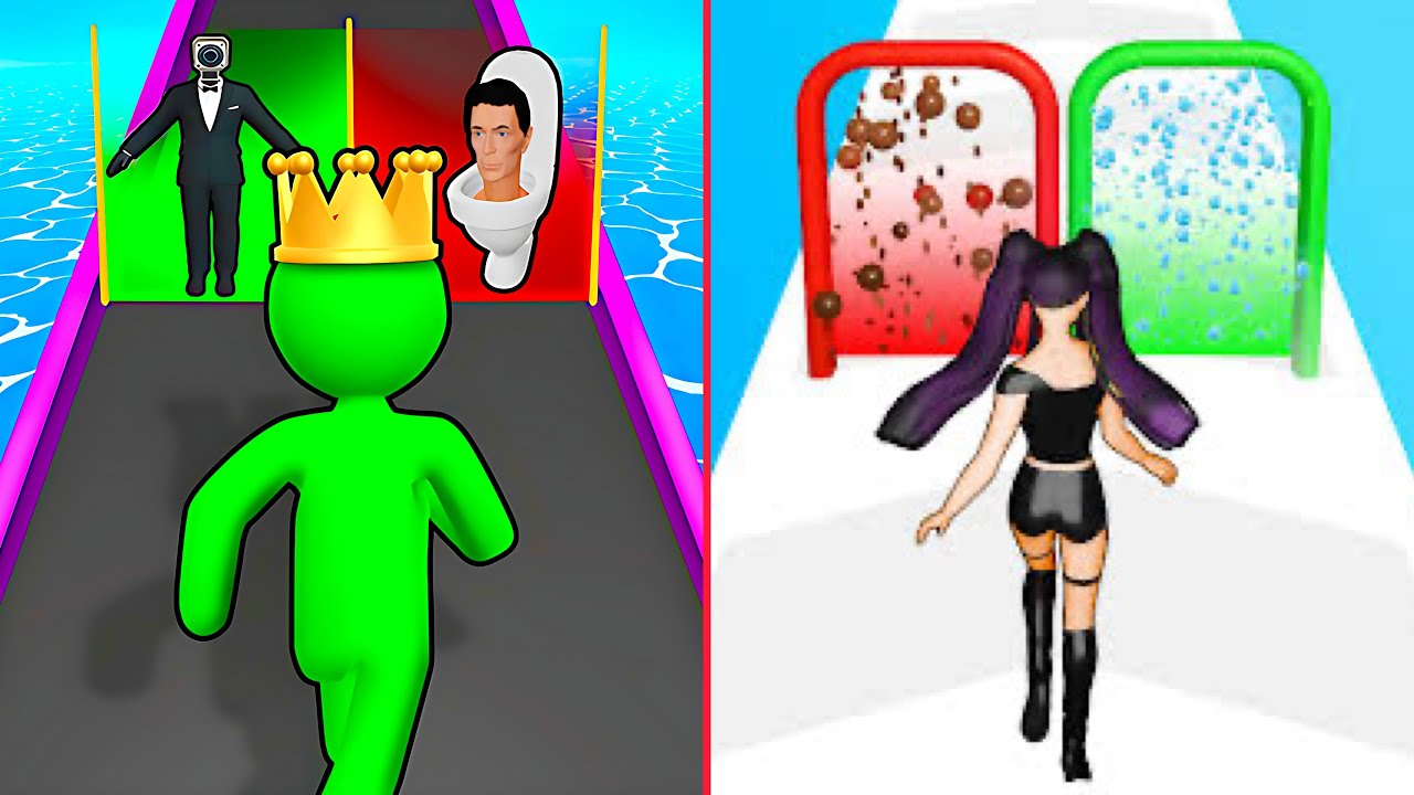 Giant Rush Vs Build A Queen 👸🙃🎉Walkthrough Looking Good 👍 Mobile Gameplay GR21