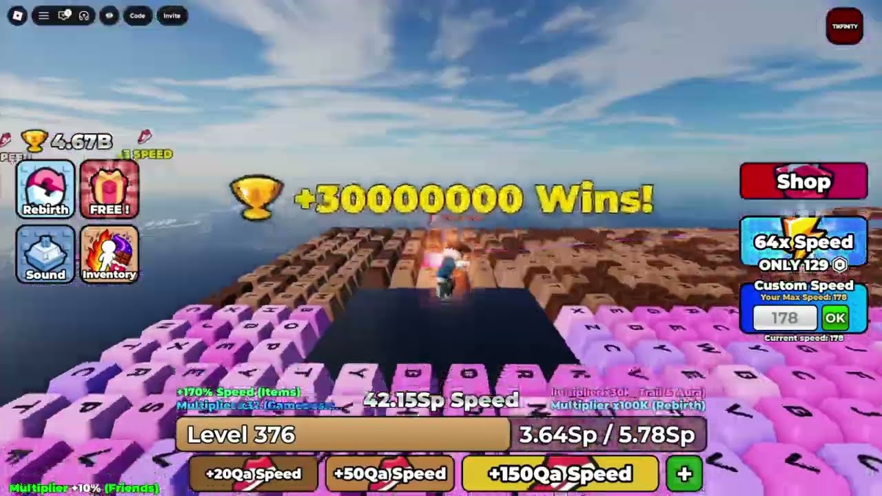 How to Beat WORLD 2 in +1 Speed Keyboard Escape! Roblox