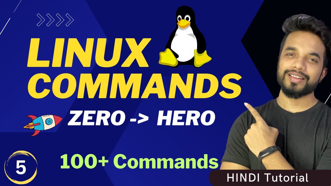 Linux for Beginners in One Video 🔥 100 Commands Explanation [HINDI] | MPrashant