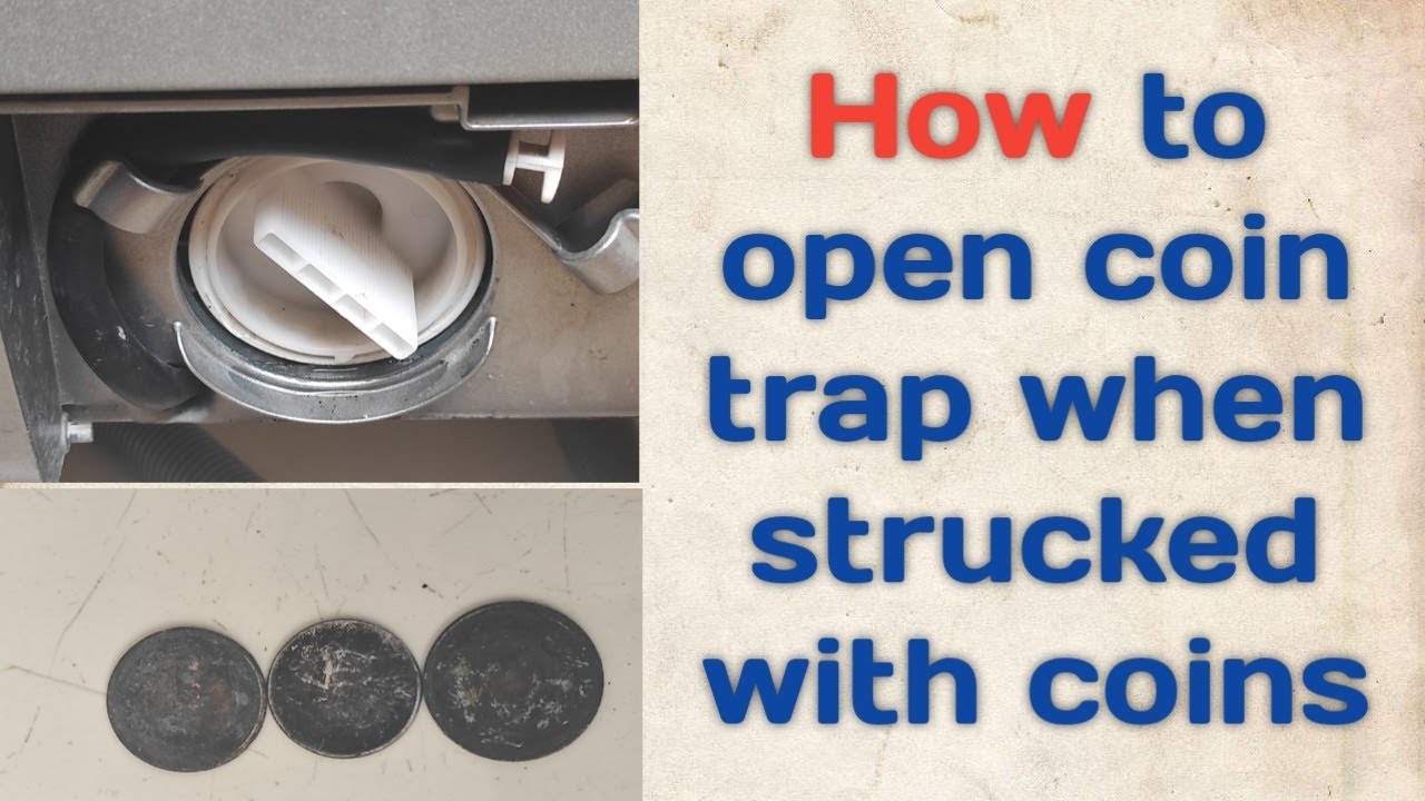 coin trap removal  when it is jammed up with money