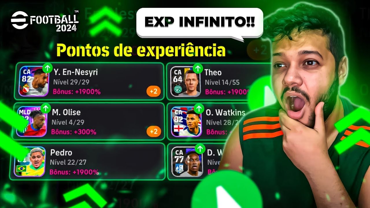 FARM INFINITO DE EXP DE TREINO no efootball mobile
