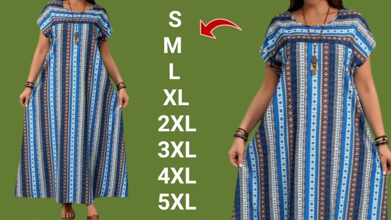 ⚘️You Don't Have To Be a Tailor⚘️So Easy Only 10 Minute Dress Pattern 💃 Stylish and Simple Pattern