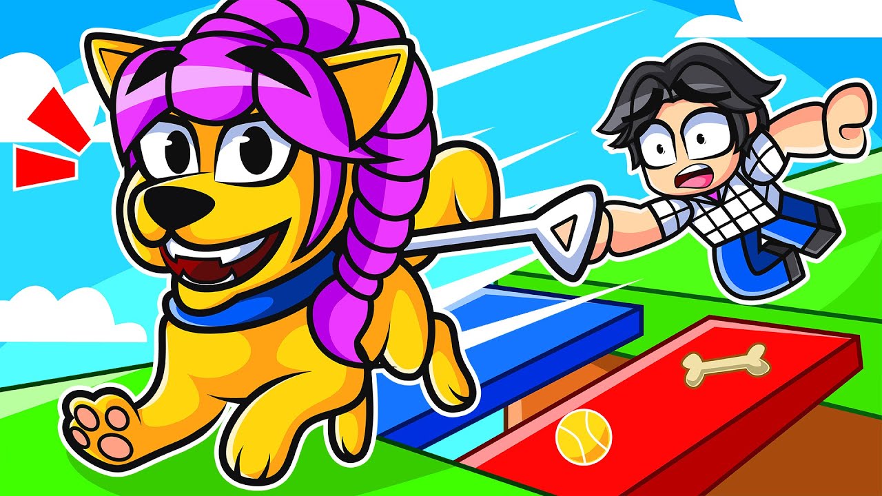 ¡RUMI se CONVIERTE en el PERRO de JINU en ROBLOX! 🐶😱