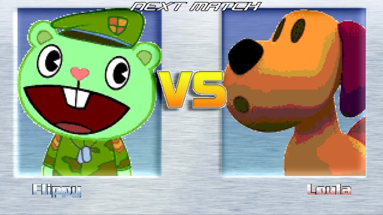 M.U.G.E.N BATTLES | Flippy vs Loula | Happy Tree Friends vs Pocoyo