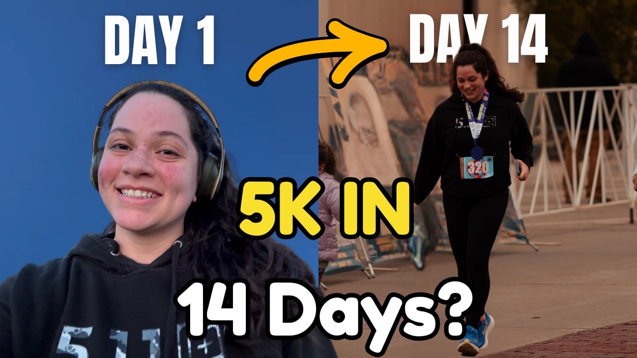 I Trained for a 5K in Just 14 Days 🏃‍♀️ Here's What Happened | *realistic* beginner runner journey
