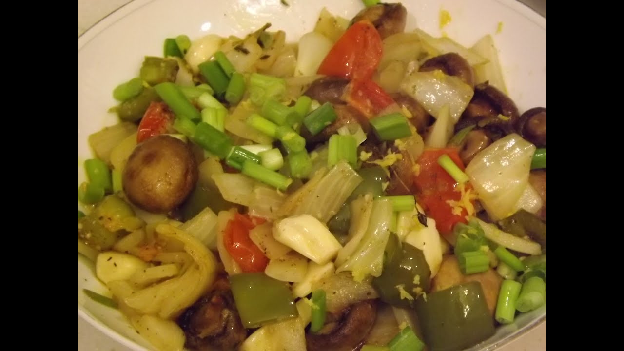 Sauteed Vegetable Garlic Mushroom Medley