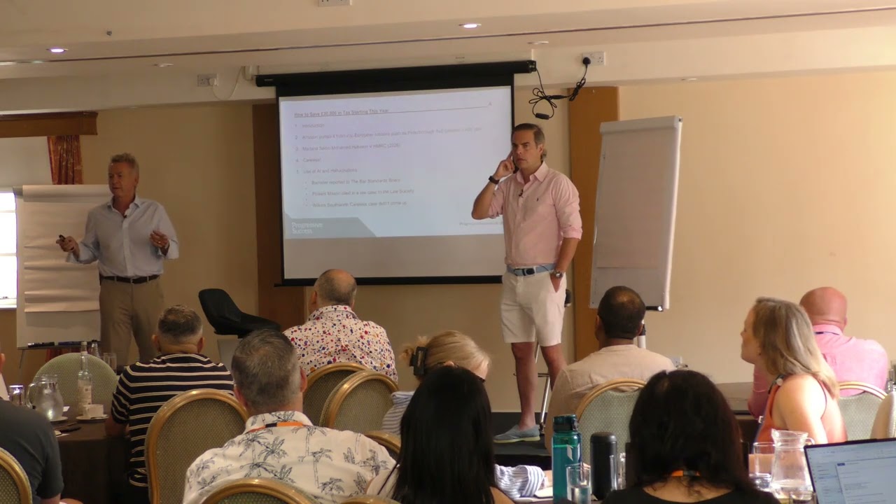 Chris Wilkins and Mark Homer discuss Tax at Progressive Property&rsquo;s Business Property Elite Retreat