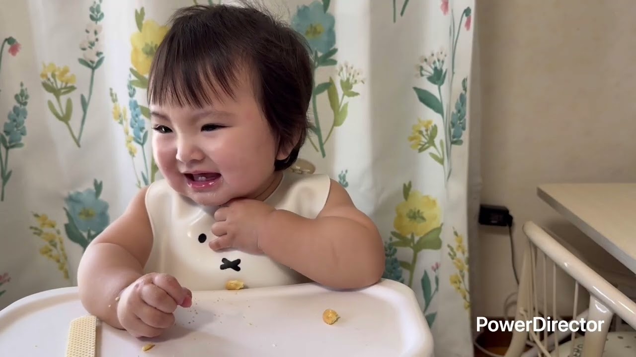 まとめ　長編　1歳2ヶ月頃　離乳食＆おやつ食べた　14-Month-Old Baby Eating 🍪🥣 Cute Mealtime Moments 💛
