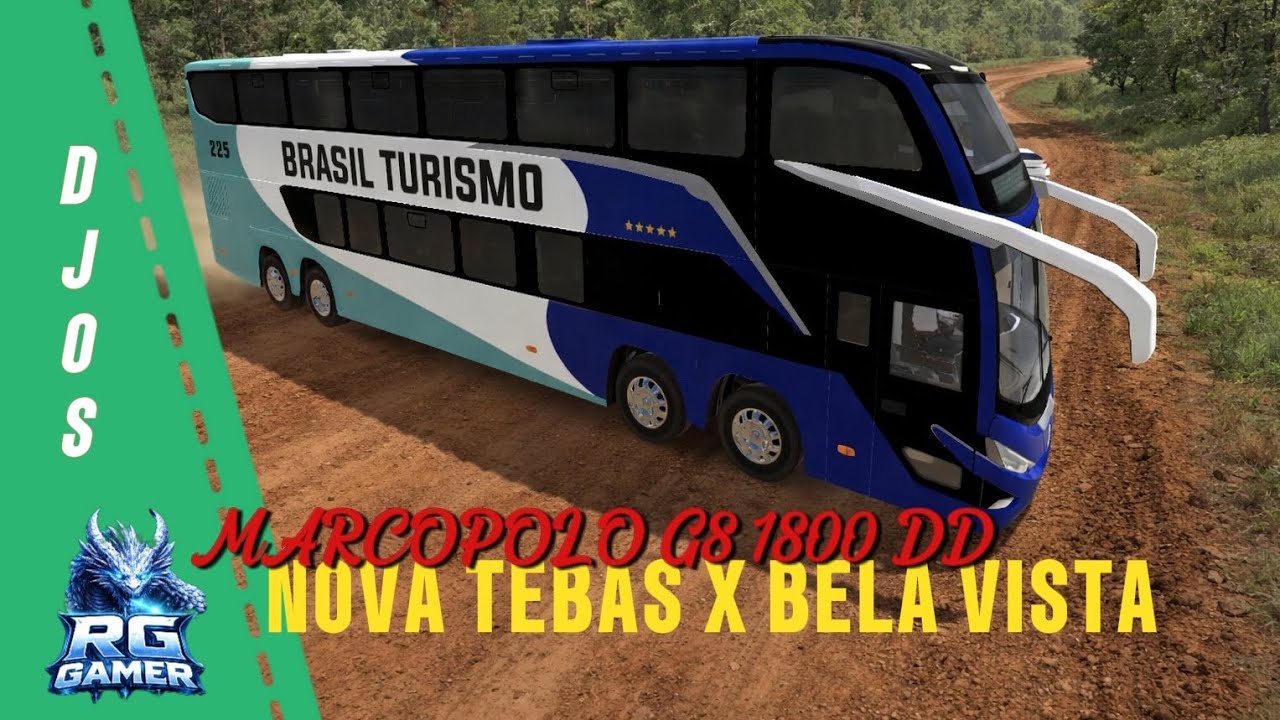 DJOS - COLOQUEI MEU ÔNIBUS EM UMA ESTRADA DE BARRO (DEU RUIM?)