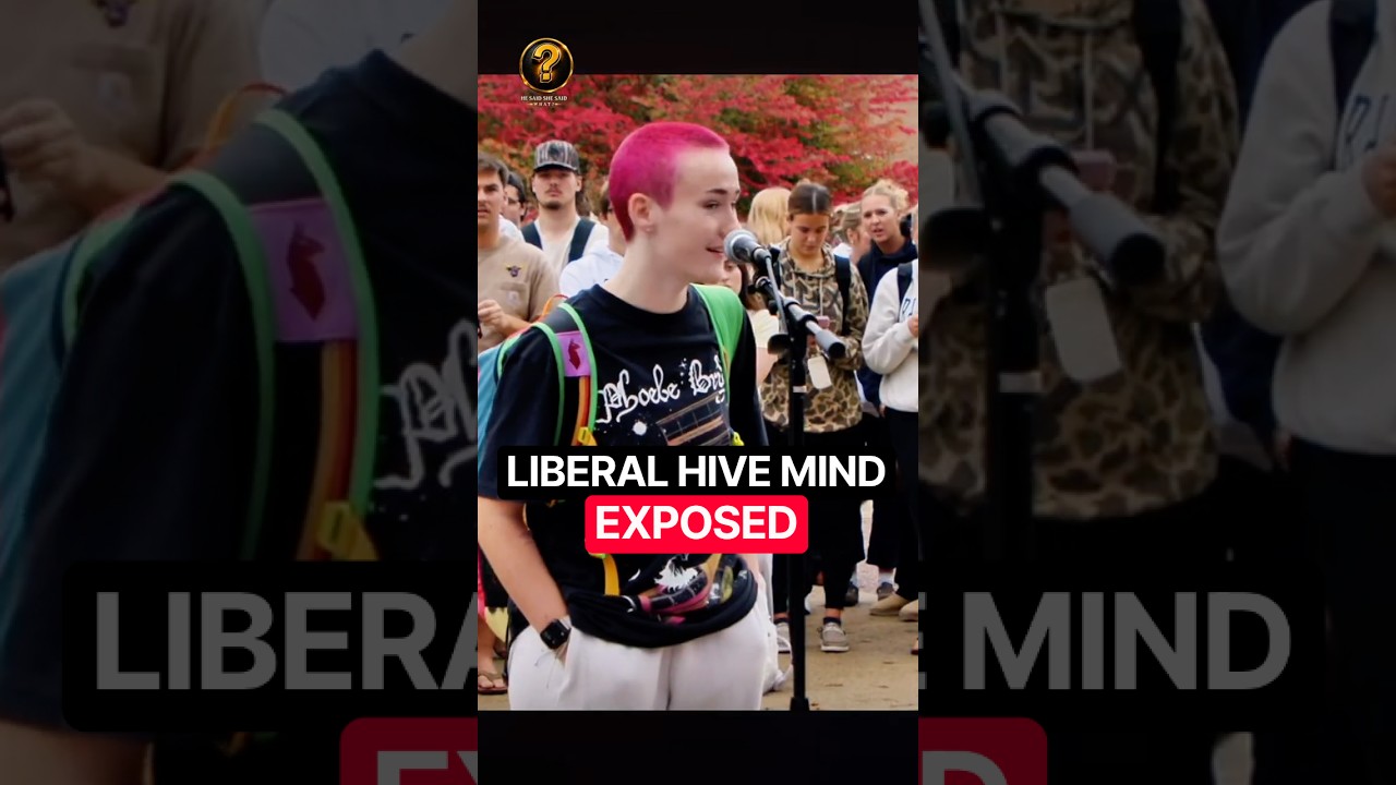 Неадекватная либералка ДЕМОНСТРИРУЕТ свое СТАДНОЕ МЫШЛЕНИЕ 😳 | Дебаты TPUSA