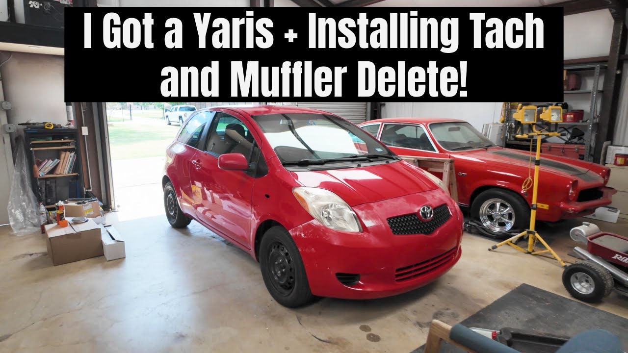 Installing a Tach in my New Yaris + Muffler Delete and Mini Update