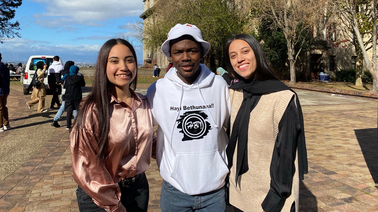 High school students at University of Cape Town