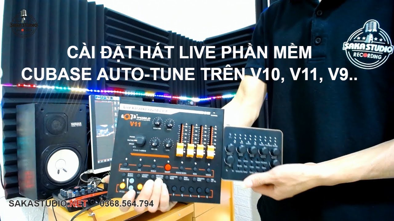 Cài đặt hát live CUBASE có AUTOTUNE trên sound card V10, V11, V9...♥