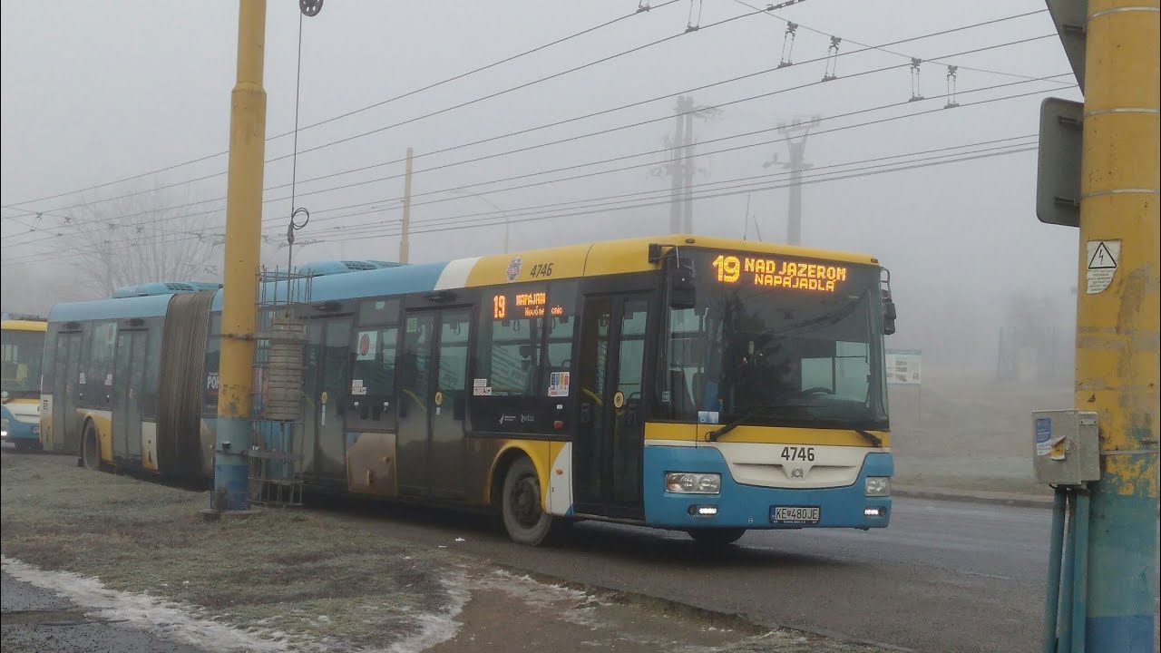 Jazda s linkou 19 na trase : KVP Kláštor - Napájadlá.
