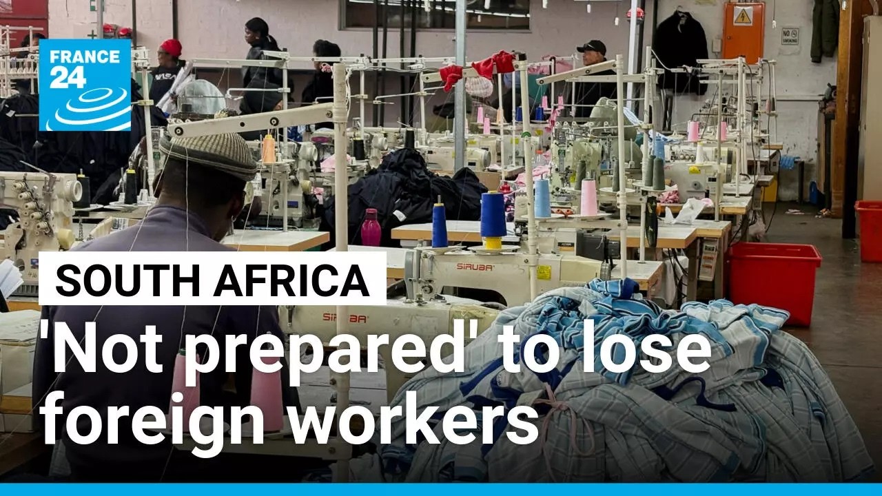 South Africa's textile industry in crisis after migrant workers fled the country &bull; FRANCE 24