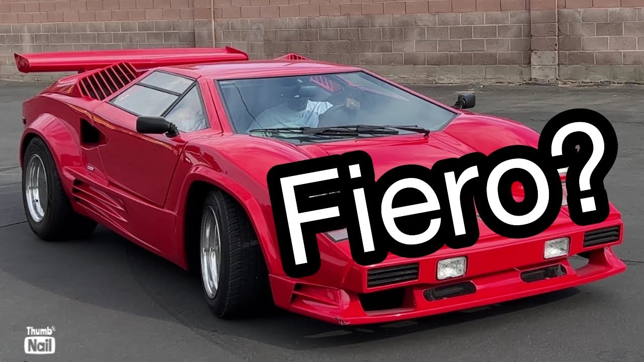 Реплика автомобиля Lamborghini Countach на шасси Fiero