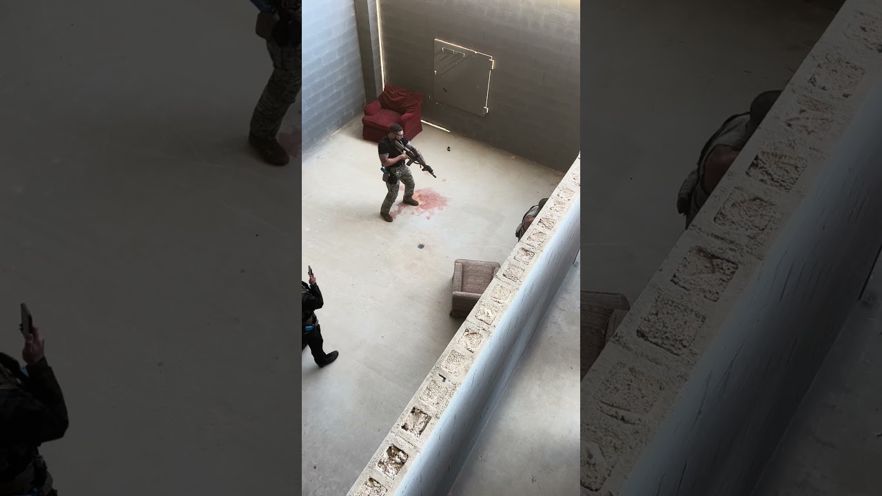 Running 2 man drills with a full time SWAT instructor. Sign up for CQB classes  CETSUSA.com.