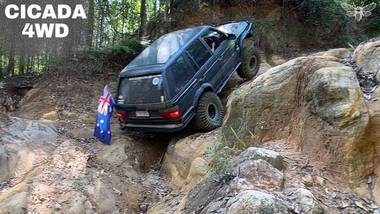 Aussie day sends 🚜💨 XJ Jeep JK on 40s. P38 Range Rover. Dual cab and wagon GU TD Patrols 