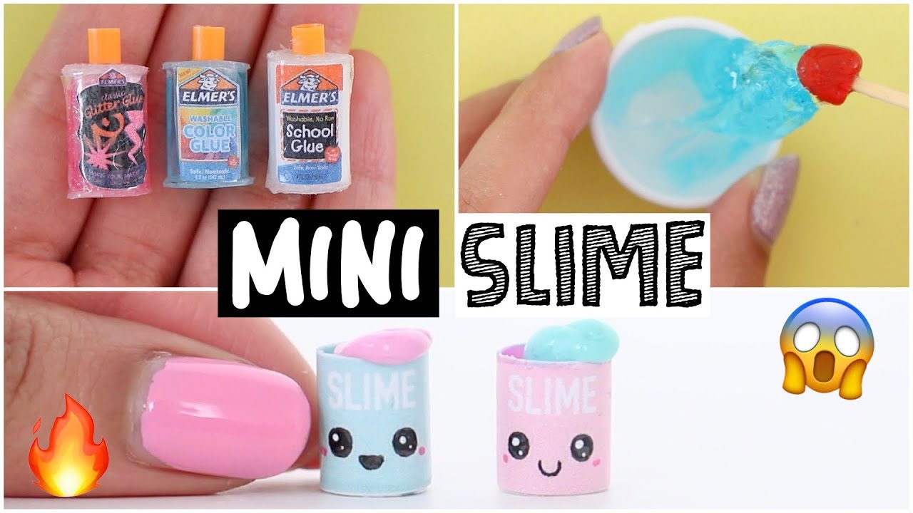 MAKING REAL DIY MINIATURE SLIME & SLIME SUPPLIES *world’s smallest slime kit*