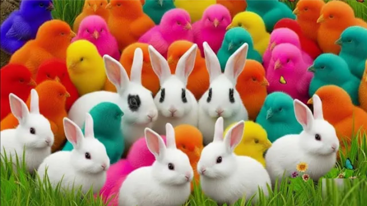 Tangkap Ayam Lucu, ayam warna warni, ayam rainbow, kelinci lucu, bebek lucu, ikan koi, Hewan Lucu