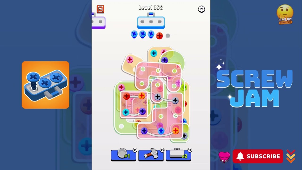 Screw Jam - Level 358  - Gameplay walkthrough