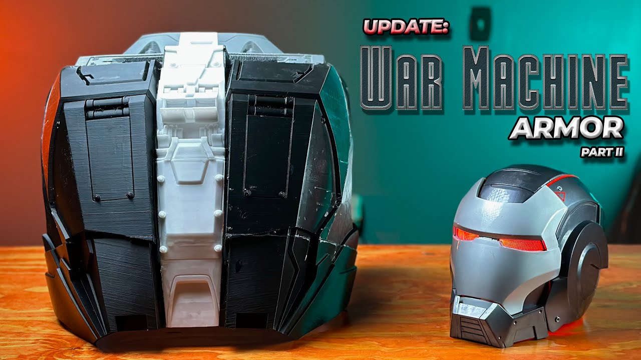 UPDATE!!! 3D Printed War Machine Armor! (MK 001 Part II)