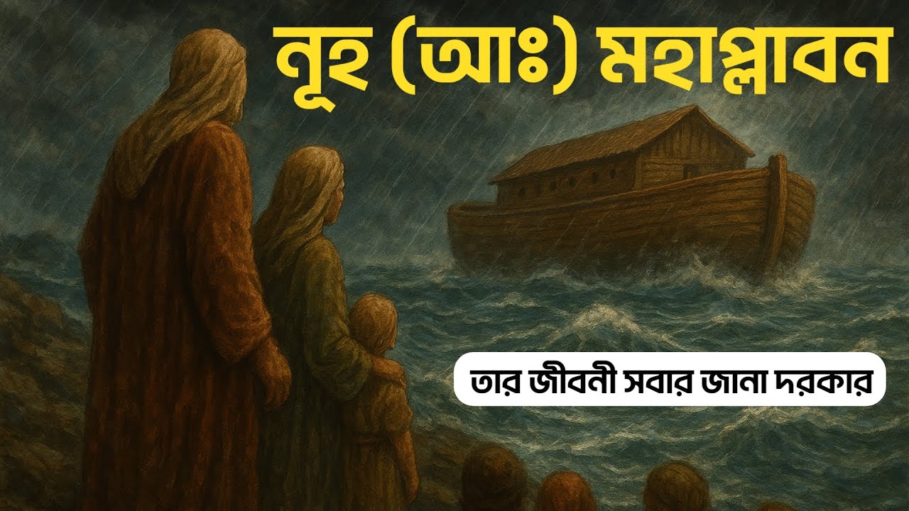 নবী নূহ (আঃ) এর মহাপ্লাবনের কাহিনী | নূহ আঃ এর জীবনী | হাদিস ও কুরআনের পথ