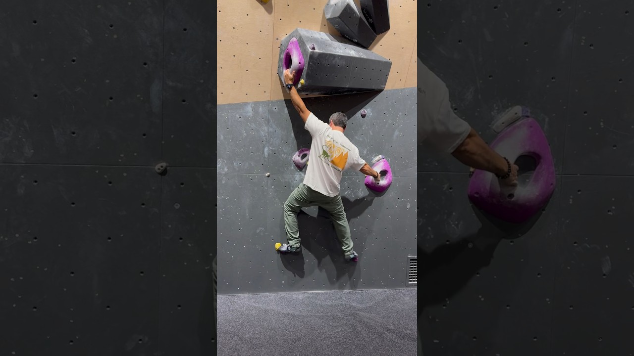 #bouldering en Sputnik Berango - Bloque Amarillo #climbing #parati #foryou #indoorclimbing