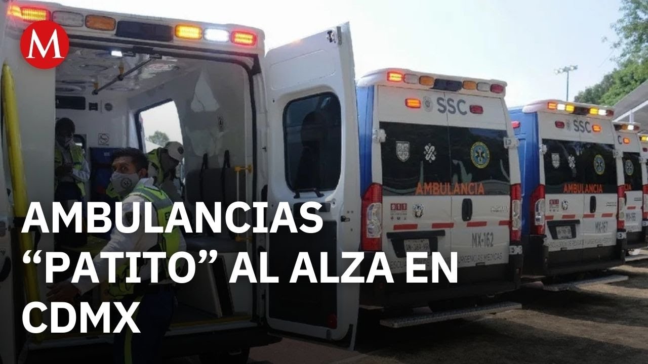 Aumentan ambulancias &ldquo;patito&rdquo; en CDMX con tarifas de hasta 10 mil pesos