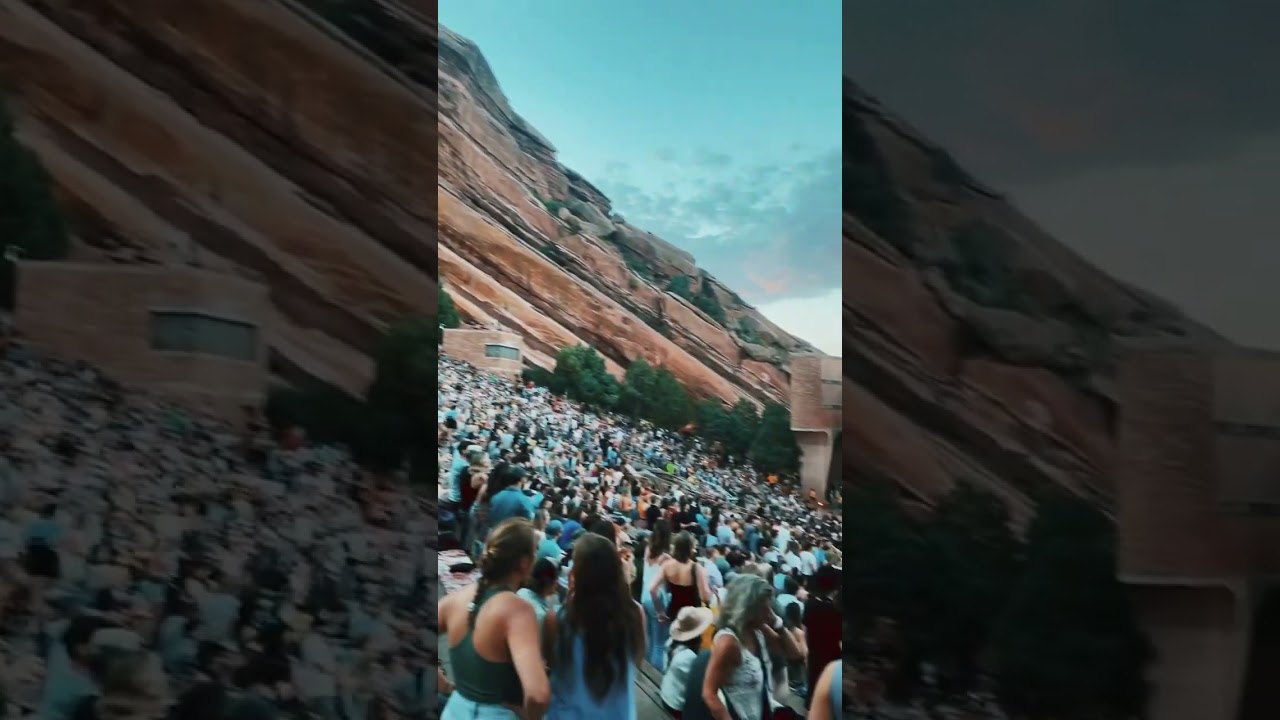 Amfiteatr Red Rocks nigdy nie zawodzi! #redrocks #koncerty