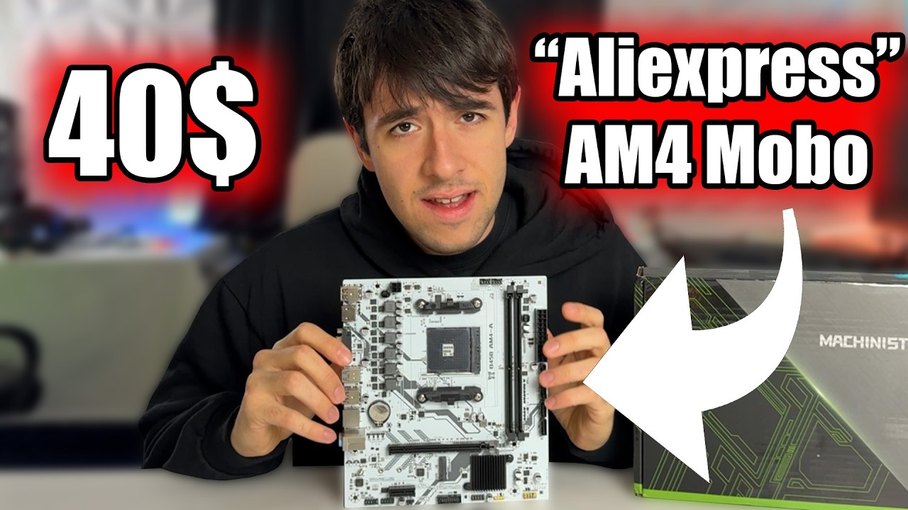 Is this 40$ Chinese AM4 Motherboard Worth it? - Machinist B450 AM4-A Review